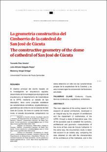 Portada La geometría constructiva del cimborrio de la catedral de San José de Cúcuta