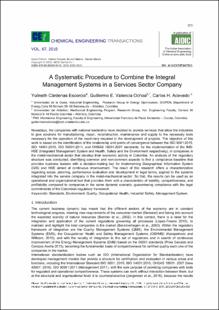 Portada A systematic procedure to combine the integral management systems in a services sector company