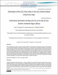 Portada Estimation of the CO2flux index in the San Andrés Island using fuzzy logic