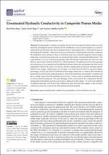 Portada Unsaturated Hydraulic Conductivity in Composite Porous Media