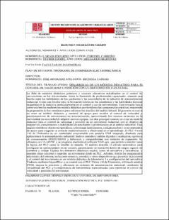 Portada Desarrollo de un módulo didáctico para el control de velocidad y posición con un servomotor industrial