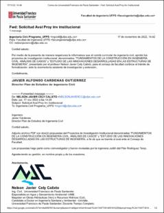 Portada Fundamentos de la Construcción en Ingeniería Civil. Análisis de Casos
