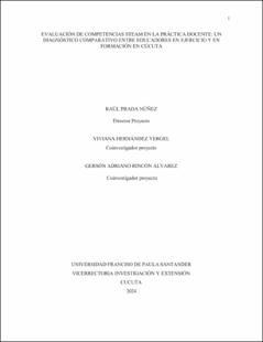 Portada Evaluación de competencias steam en la práctica docente: un diagnóstico comparativo entre educadores en ejercicio y en formación en Cúcuta